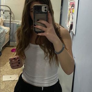White tank top